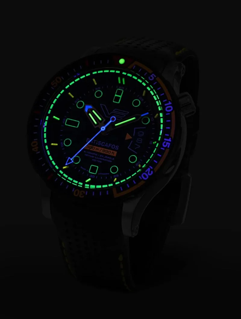 Vostok Europe Batiscafos NH35-511E767 Herrenuhr • 30 ATM • Tritium GTLS