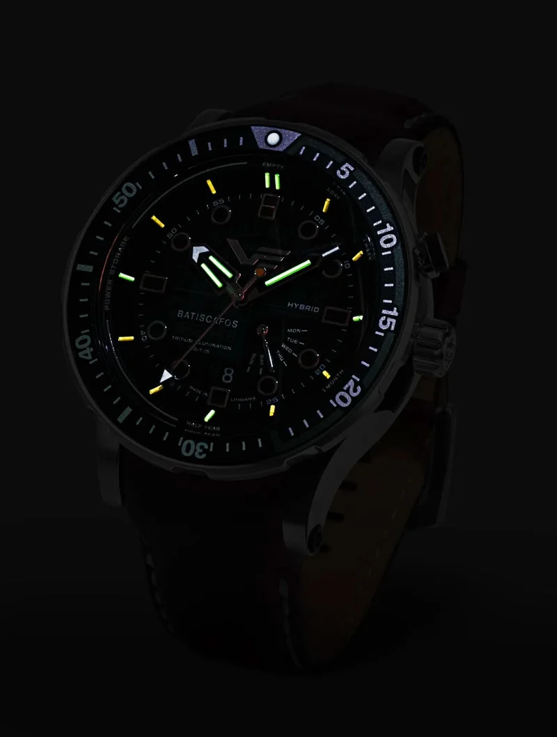 Vostok Europe Batiscafos PX84-511A770 Herrenuhr • Tritium-Beleuchtung • 30 ATM