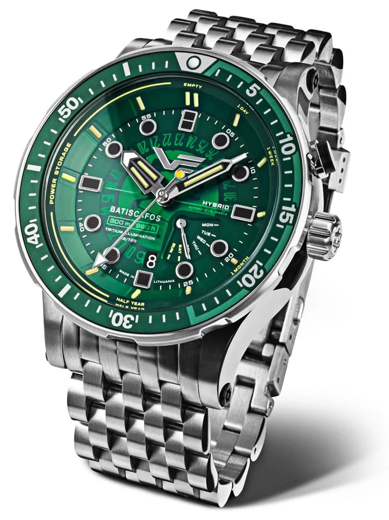 Vostok Europe Batiscafos PX84-511A770B Herrenuhr • Auto-Quartz • 30 ATM