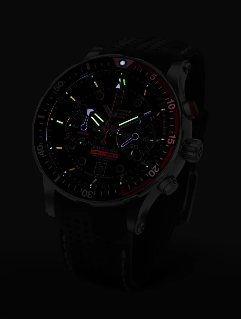 Vostok Europe Batiscafos 6S21-511A771 Herrenuhr • 30 ATM • Tritium & K1-Glas
