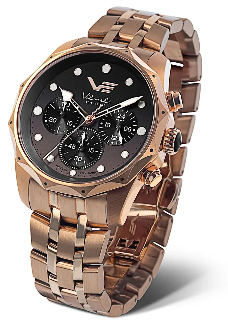 Vostok Europe Vilnelė JS20-125B751B Damenuhr • Saphirglas • Chronograph