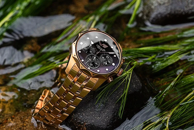 Vostok Europe Vilnelė JS20-125B751B Damenuhr • Saphirglas • Chronograph