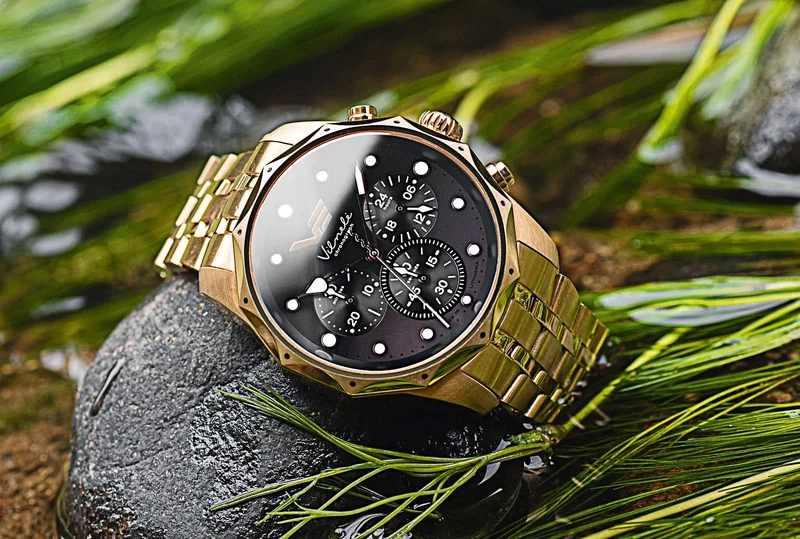 Vostok Europe Vilnelė JS20-125B751B Damenuhr • Saphirglas • Chronograph