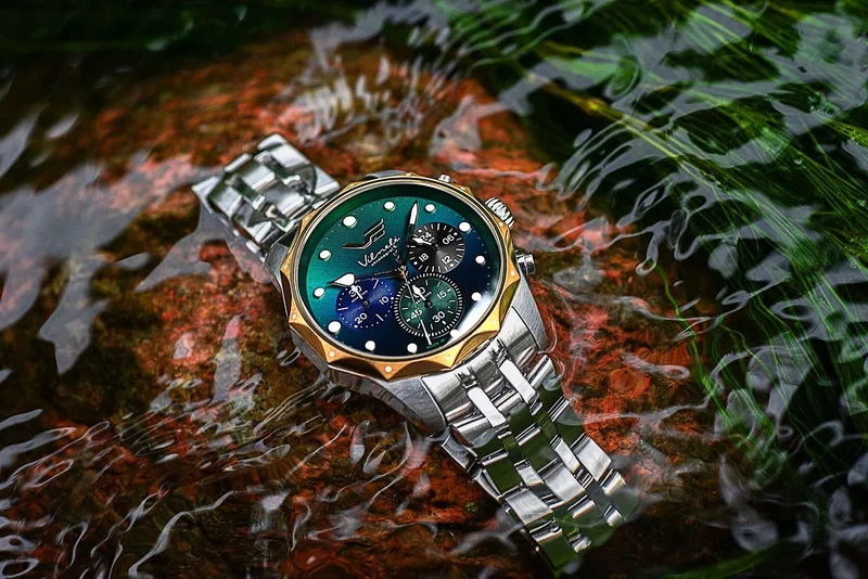 Vostok Europe Vilnele JS20-125E752B Damenuhr • Saphirglas • Chronograph