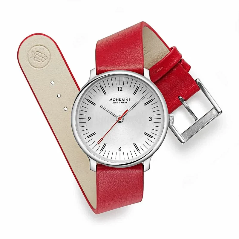 Mondaine Doppio MLE.33110.LCV Damenuhr • SBB Design • Swiss Made