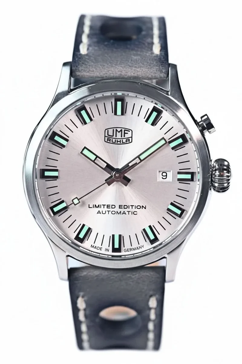 UMF Ruhla 1256-1 Herrenuhr • Made in Germany • Kratzfestes Saphirglas