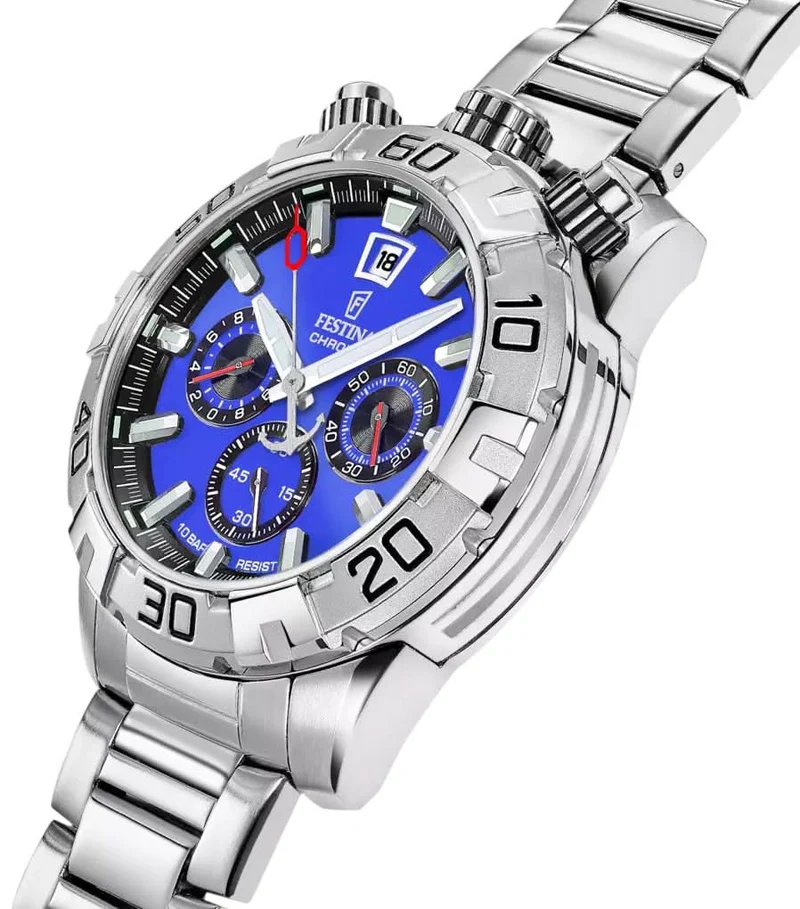 Festina The Originals Bullhead F20743/3 Herrenuhr • Sportliches Design • Edelstahl