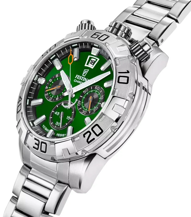 Festina The Originals F20743/2 Herrenuhr • Bullhead • Stahl