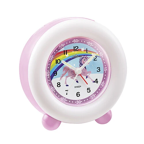 Atlanta 2136/17 Kinderwecker Rosa • Quarzwerk • Kinderzimmer-Design