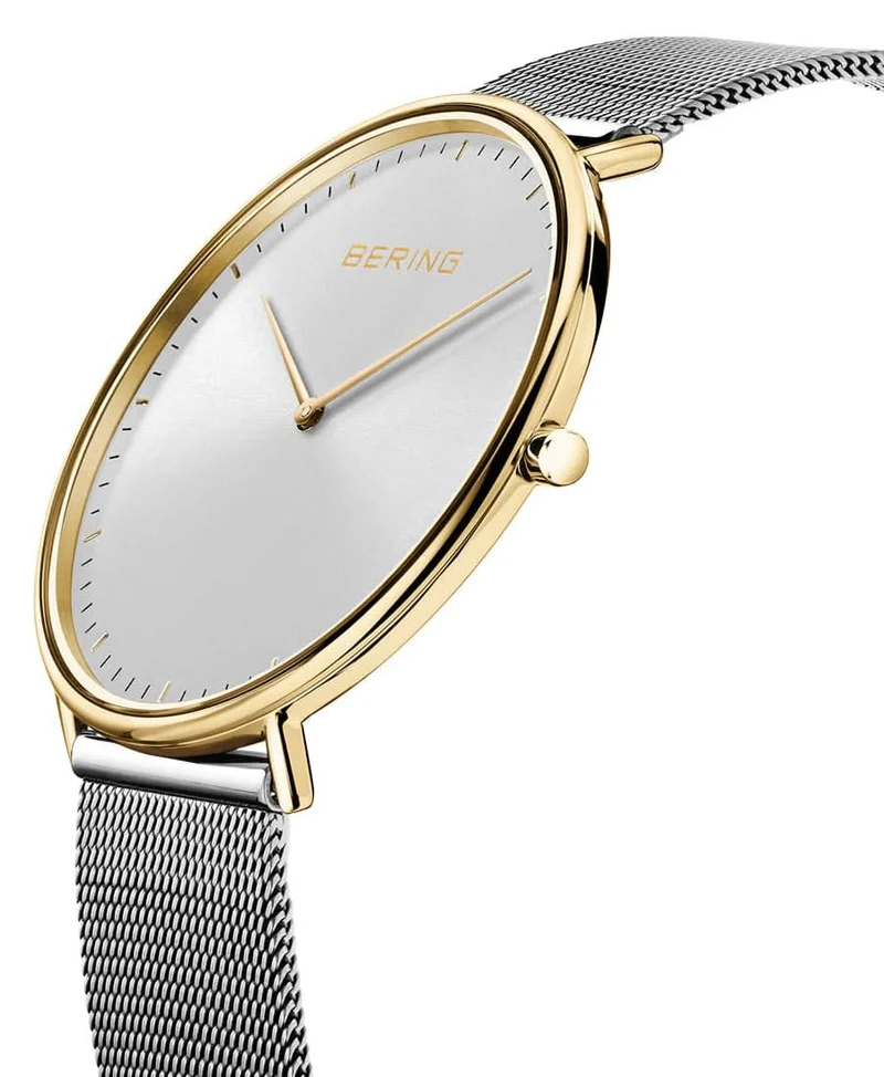 Bering Classic 11938-007 Herrenuhr • Kratzfestes Saphirglas • Leichtes Titan