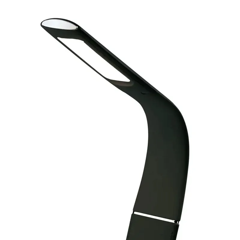 AMS Lichtwecker T1305 Wecker Schwarz • Digitales Quarzwerk • Nachtlicht & Smartphone-Ladefunktion
