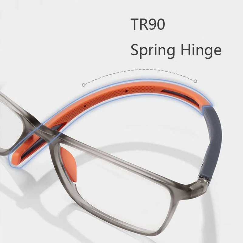 Sportieve Ultralight Anti-Blauw Licht Progressieve Leesbril Titanium Montuur | Sansoti