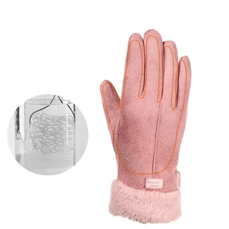 Touchscreen Winterhandschoenen Dames – Winddicht en Warm met Wolvoering voor Smartphone Gebruik | Sansoti