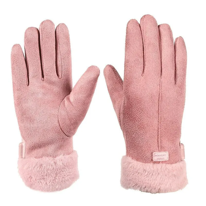 Touchscreen Winterhandschoenen Dames – Winddicht en Warm met Wolvoering voor Smartphone Gebruik | Sansoti