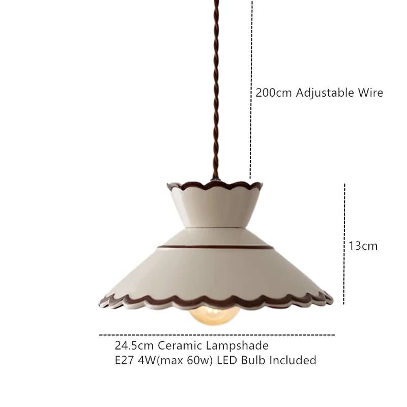 Hanglamp Keukeneiland Keramiek Koperen Fitting Handgeschilderd Bloemmotief E27 4 Dessins | Sansoti