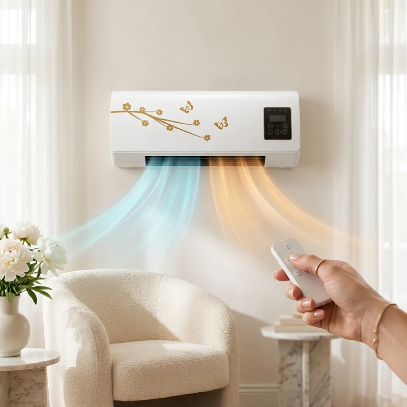 Mobiele Airco Slaapkamer Zonder Slang Stil Koelen Verwarmen 11-20 m² Mini Airco Klein Zolderkamer Draagbaar Nachtrust Kleine Ruimte | Sansoti