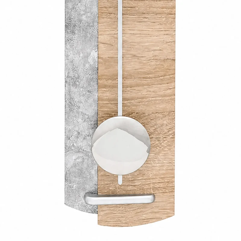 AMS 5333 Funk-Pendelwanduhr Sonoma-Eiche • Funkgesteuert • Pendelwerk