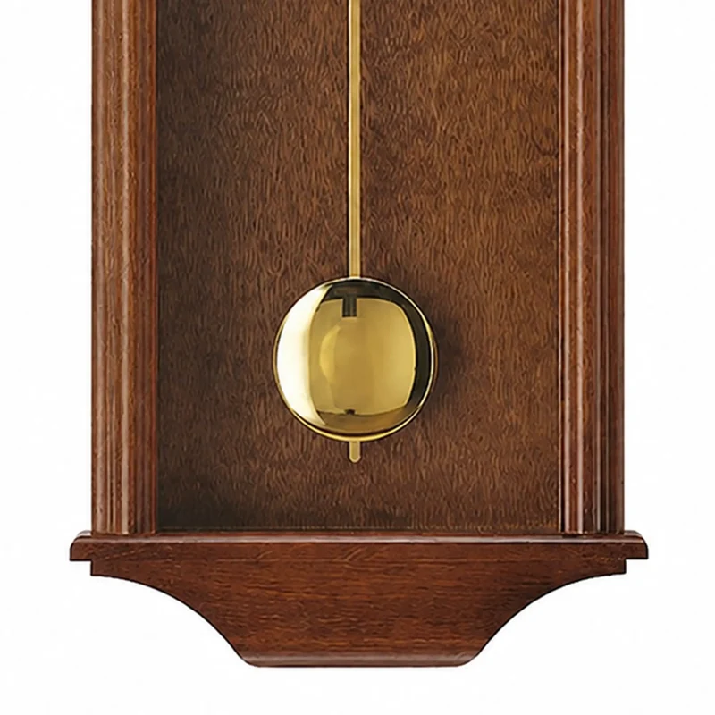 AMS Klassik 990/1 Wanduhr Nussbaum • Westminster & BimBam Schlagwerk • Quarz-Pendelwerk