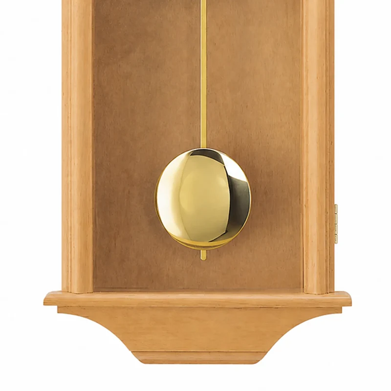 AMS W990/16 Wanduhr Erle • Westminster/Bim-Bam Schlagwerk • Quarz-Pendelwerk