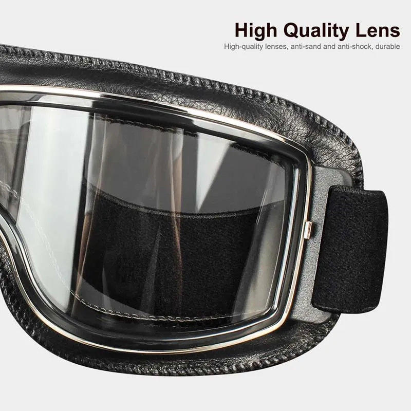 Motorbril Over-Glasses met Anti-Fog en UV-Bescherming | Sansoti