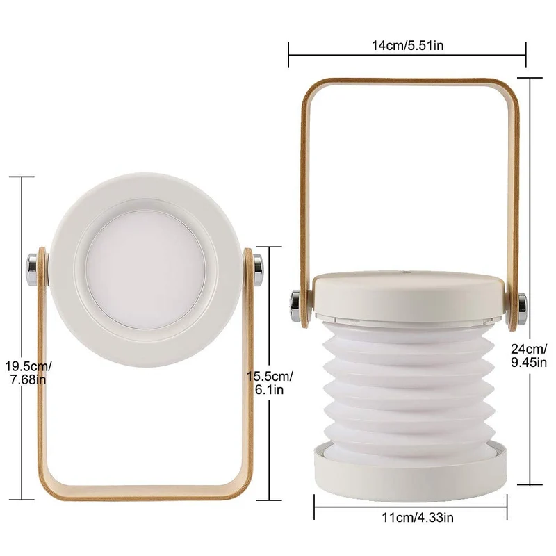 Opvouwbare LED-Leeslamp met USB-Oplaadpoort – Oogvriendelijk Leeslicht zonder Schittering voor Lezen, Werken & Studeren | Sansoti