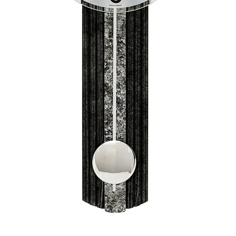 AMS Quarz-Pendeluhr W7486 Wanduhr Messingantik • Quarz-Pendelwerk • Mineralglas facettiert