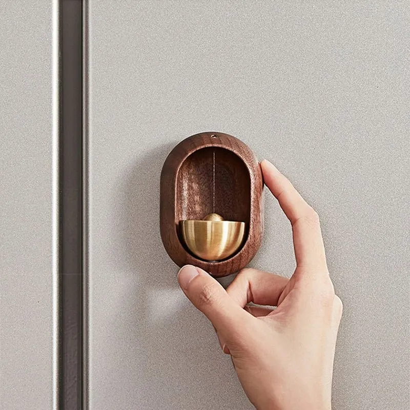 Houten Deurklokje met Rustgevende Klank – Decoratief Windgong-Ornament voor Deur of Muur | Sansoti