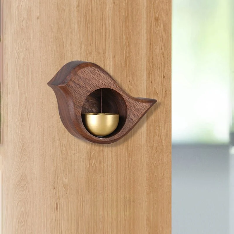Houten Deurklokje met Rustgevende Klank – Decoratief Windgong-Ornament voor Deur of Muur | Sansoti
