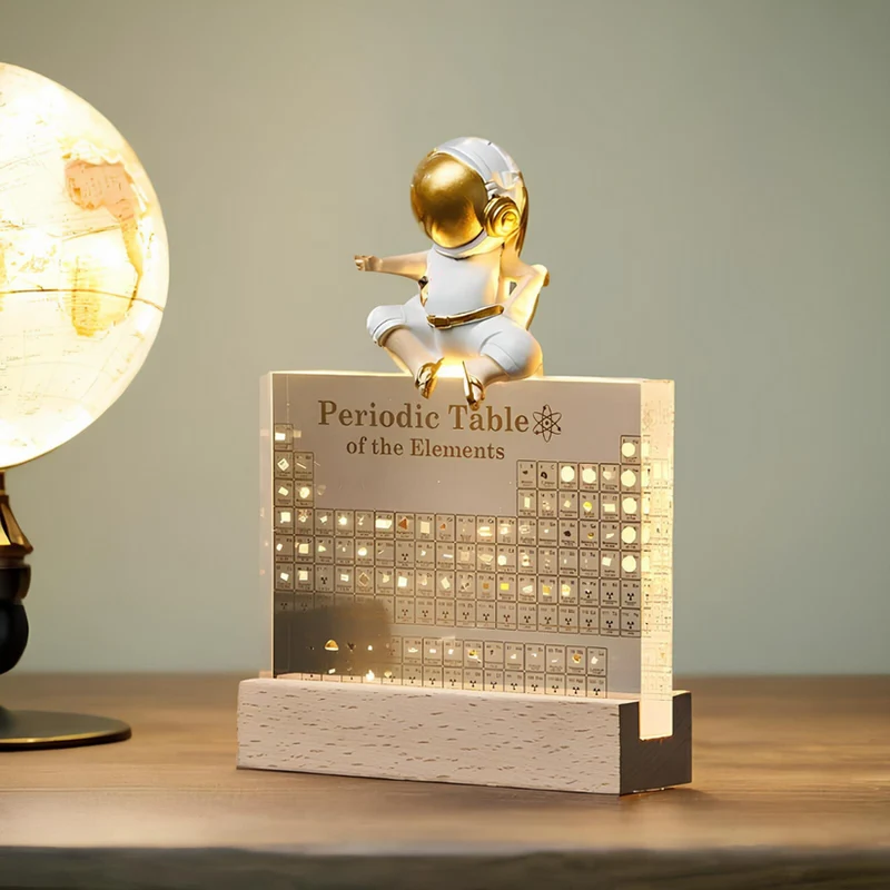 3D Periodieke Tabel met 83 Echte Elementen – Verlichte Display in Acryl voor Wetenschap & Educatie | Sansoti