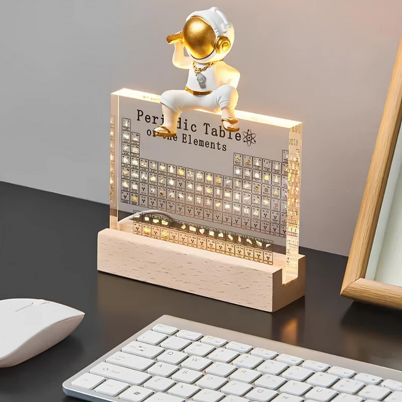 3D Periodieke Tabel met 83 Echte Elementen – Verlichte Display in Acryl voor Wetenschap & Educatie | Sansoti