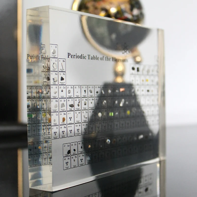 3D Periodieke Tabel met 83 Echte Elementen – Verlichte Display in Acryl voor Wetenschap & Educatie | Sansoti