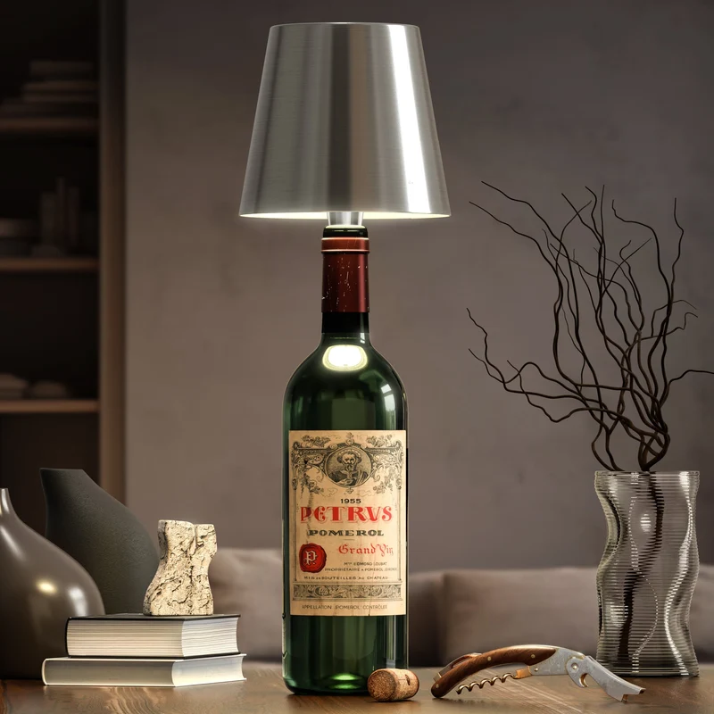 Flesverlichting Oplaadbare LED-Lamp voor Flessen – Dimbaar Nachtlampje met USB | Sansoti