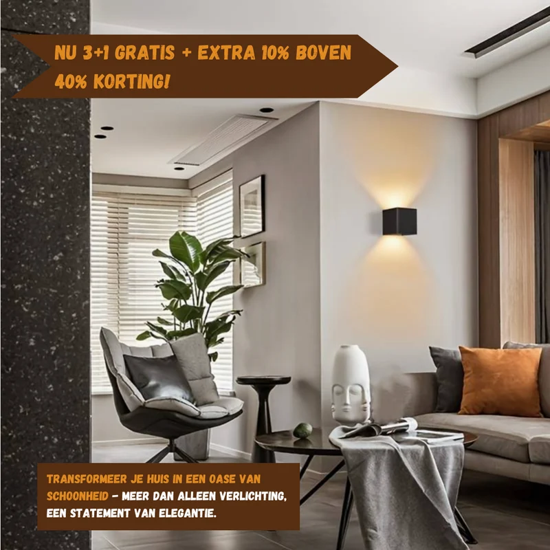 Draadloze Wandlamp met Sensor & USB Oplaadbaar – LED Sfeerverlichting voor Gang, Slaapkamer, Kast & Trap | Instelbare Lichtmodi | Sansoti