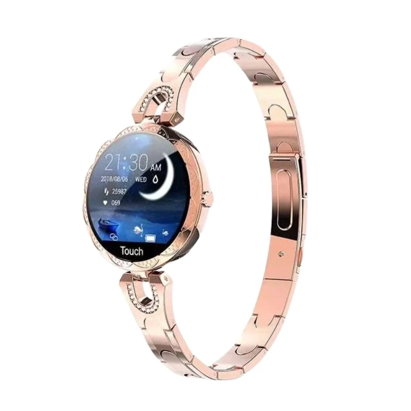 Waterdichte Smartwatch met Gezondheids- en Fitnessmonitoring – Roestvrij Staal | Sansoti