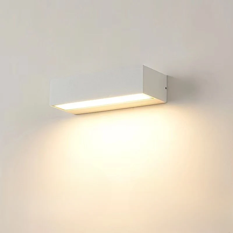 LED Wandlamp Lineair Metaal & Acryl Wit - Moderne Verlichtingsstrip 20cm 30cm 50cm Badkamer Slaapkamer Woonkamer - Spiegelverlichting Waterdicht IP44 Neutraal Warm Koud Licht | Sansoti