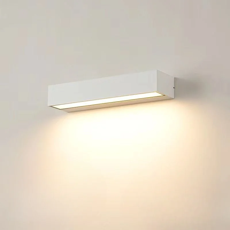 LED Wandlamp Lineair Metaal & Acryl Wit - Moderne Verlichtingsstrip 20cm 30cm 50cm Badkamer Slaapkamer Woonkamer - Spiegelverlichting Waterdicht IP44 Neutraal Warm Koud Licht | Sansoti
