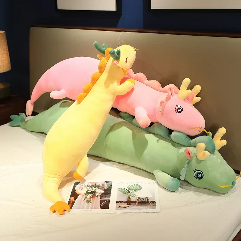 Knuffel Drakenkussen – Zacht Pluche Lichaamssteun voor Ontspanning & Comfort | Sansoti