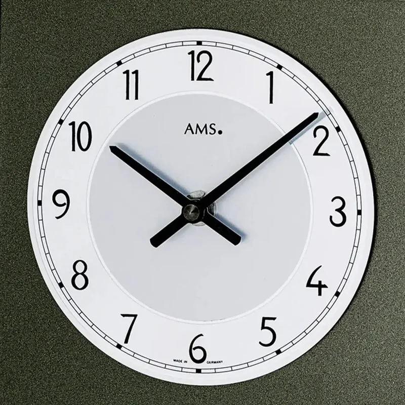 AMS T1250 Tischuhr Anthrazit • Quarzwerk • Mineralglas