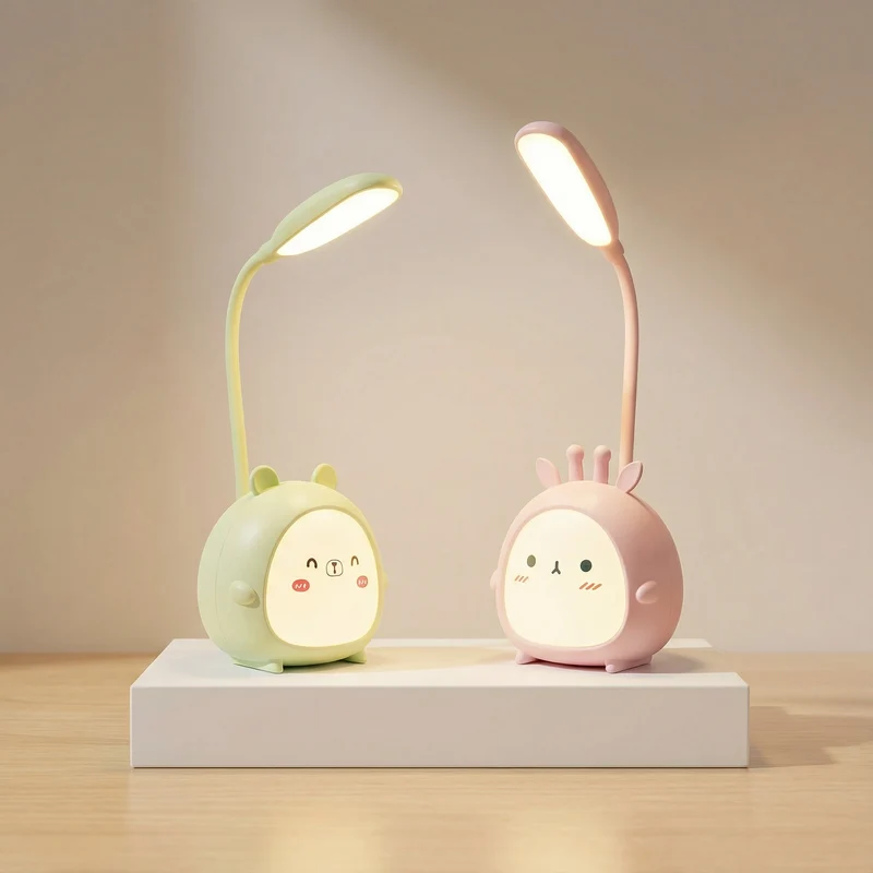 Oplaadbare Kinderlamp met Flexibele Arm en LED-Verlichting – Bureaulamp voor Kinderkamer | Sansoti