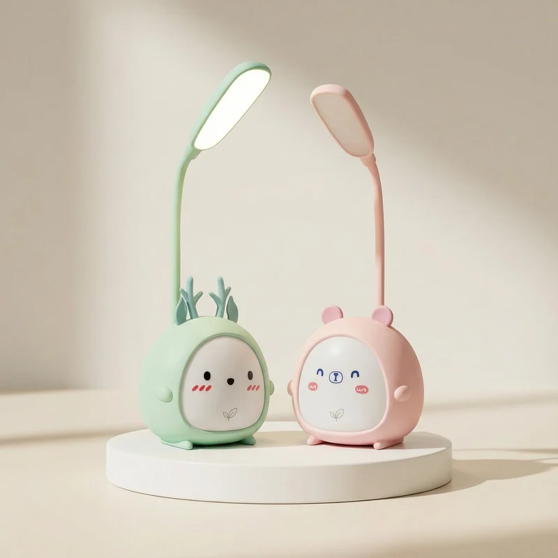 Oplaadbare Kinderlamp met Flexibele Arm en LED-Verlichting – Bureaulamp voor Kinderkamer | Sansoti