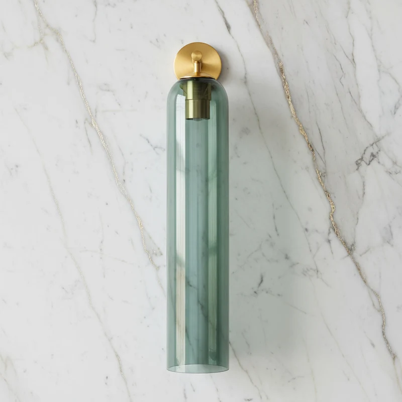Glazen Wandlamp met Gouden of Zwarte Armatuur – Moderne Verlichtingstoevoeging | Sansoti