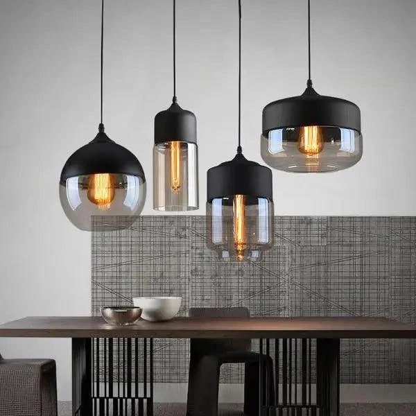 Geometrische Scandinavische Hanglamp met Vier Vormen voor Moderne Keukens | Sansoti
