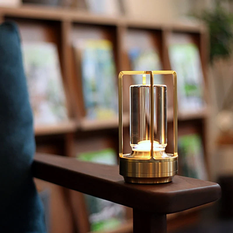 Oplaadbare Tafellamp met Touch-bediening en USB-poort - Scandinavische Stijl | Sansoti