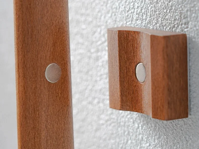 Houten Schoenlep met Lange Handgreep en Magnetische Houder 55 cm | Sansoti