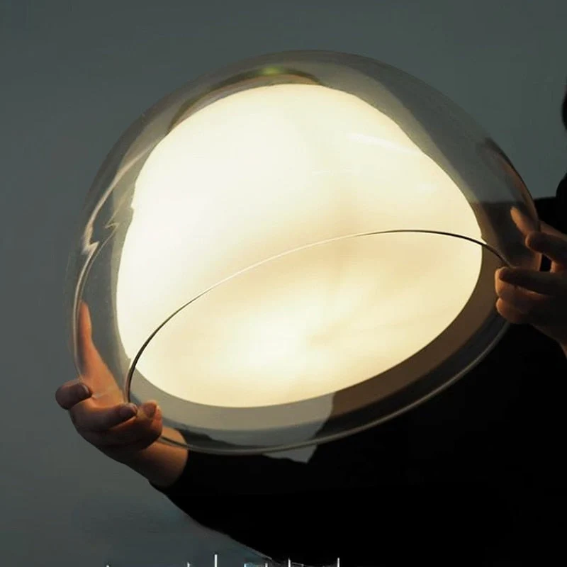 Globe Hanglamp met Gerookte Glazen Bol – Gouden, Zwarte of Transparante Afwerking | Scandinavisch Design | Sansoti
