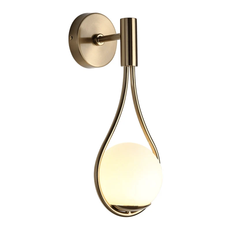 Moderne Scandinavische Wandlamp met Metalen Afwerking | Sansoti