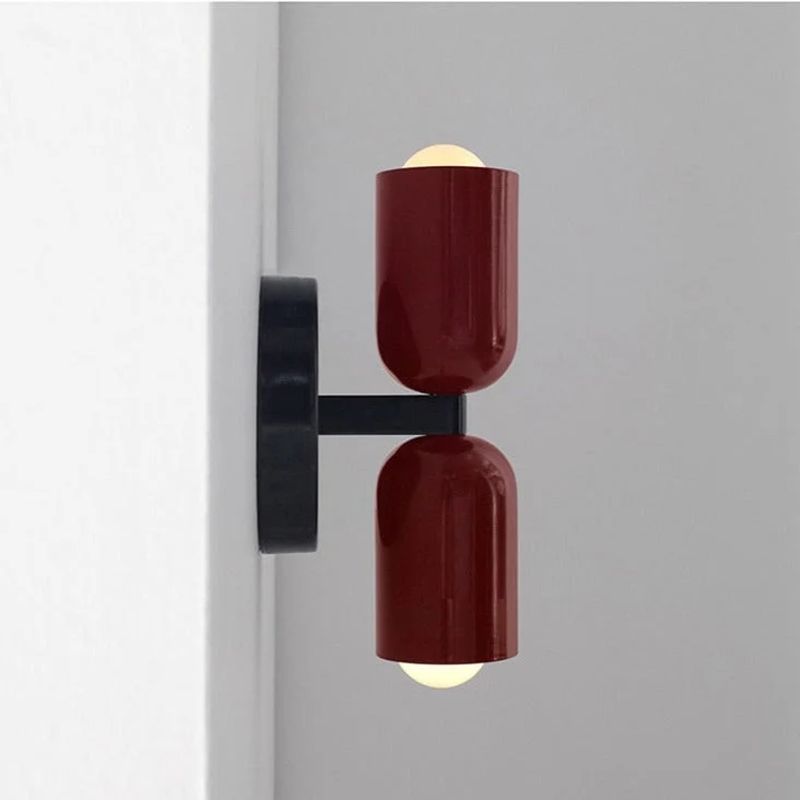 Moderne Wandlamp met Kleurrijke Kap – Glazen Lichtpunt voor Levendige Ruimtes | Sansoti