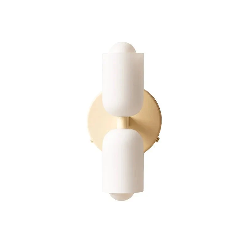 Moderne Wandlamp met Kleurrijke Kap – Glazen Lichtpunt voor Levendige Ruimtes | Sansoti