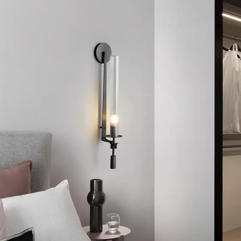 Moderne Wandlamp Goud — Elegante Muurverlichting voor Slaapkamer Woonkamer | Scandinavisch Design Wandspot | Sansoti