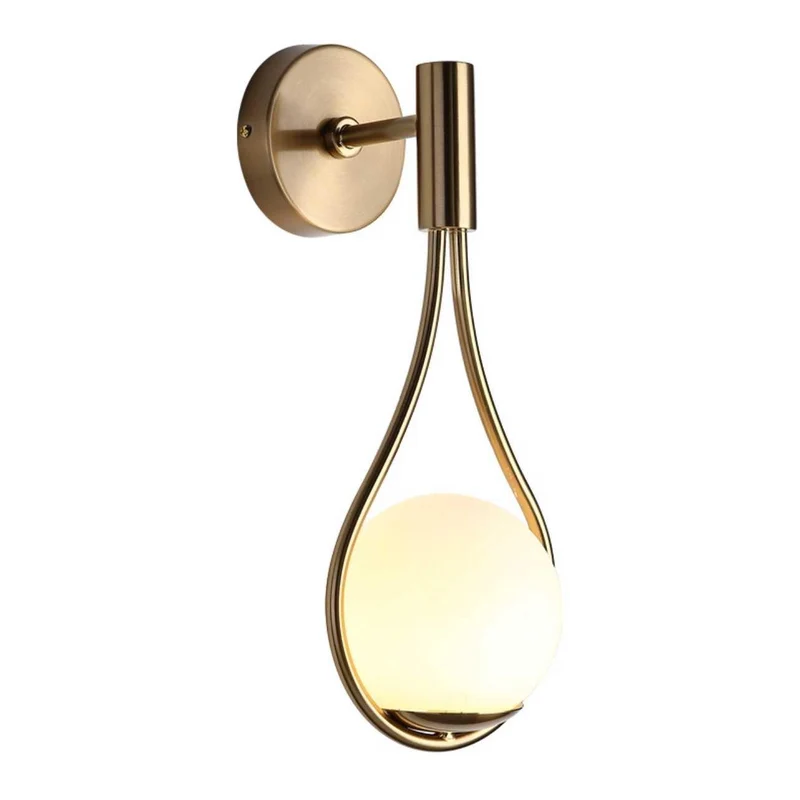Moderne Wandlamp met Scandinavische Uitstraling - Zwart & Goud - Sfeervol Licht voor Elke Ruimte | Sansoti